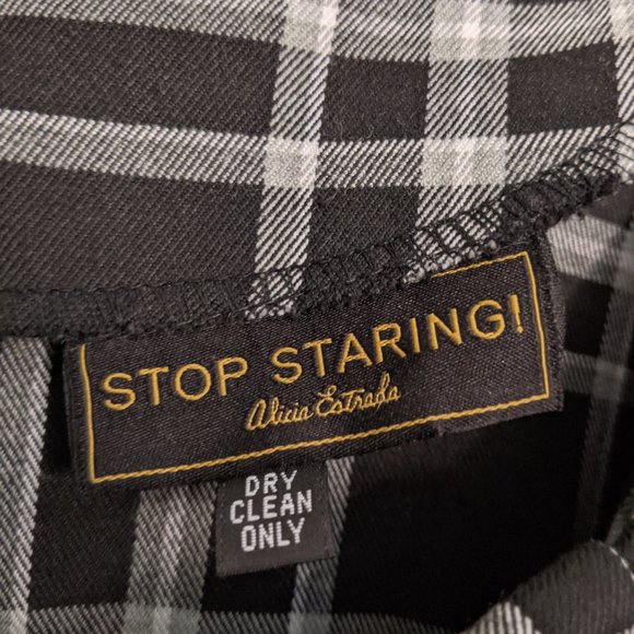 Stop Staring Plaid Wiggle Dress - Picture 5 of 5